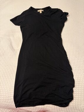 Michael Kors Black Short-Sleeve Mini Dress